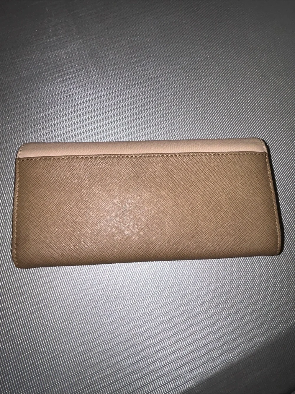 Michael Kors saffiano two tone long wallet - Picture 2 of 6